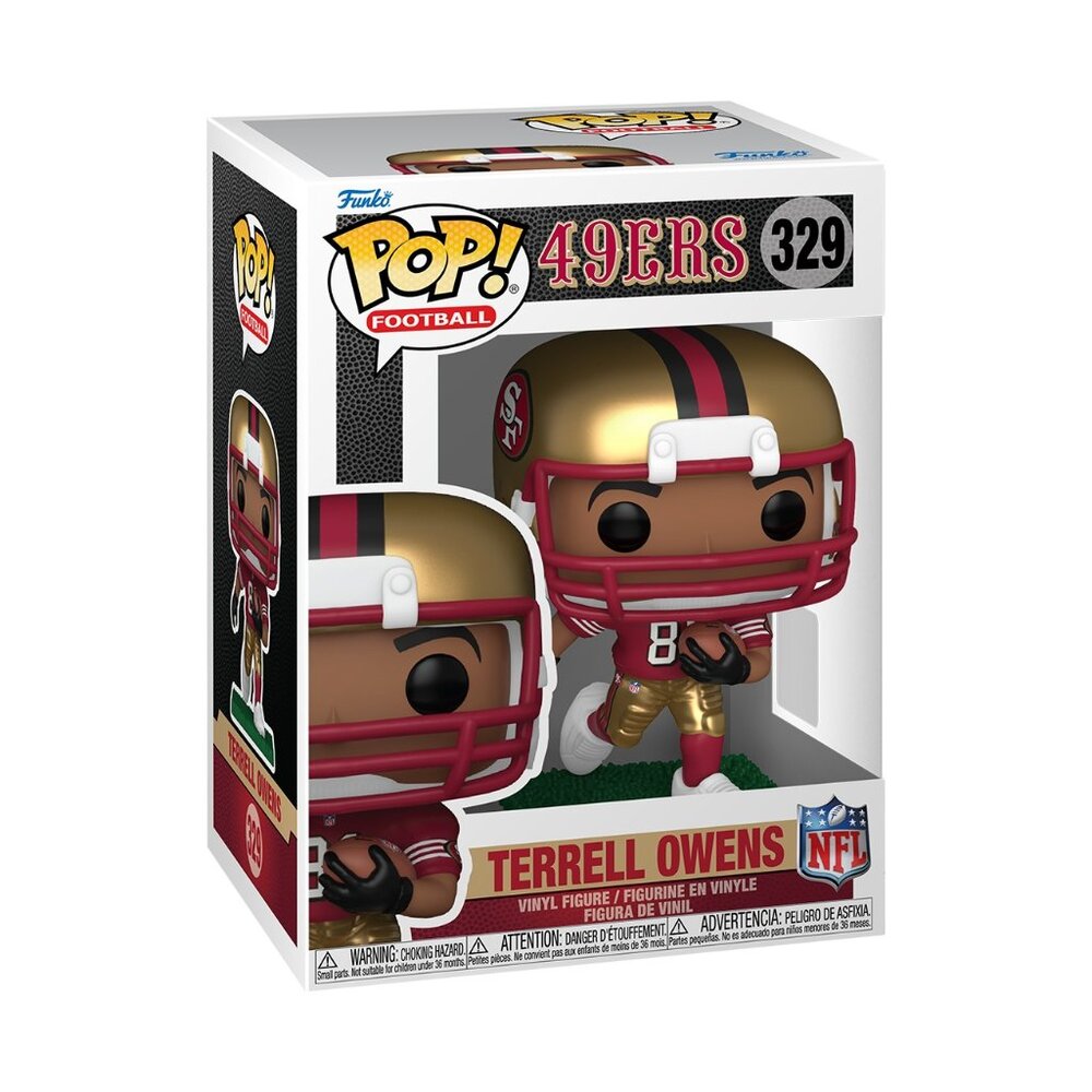 Funko Pop! NFL Legends: San Francisco 49ers Terrell Owens Figure #329!